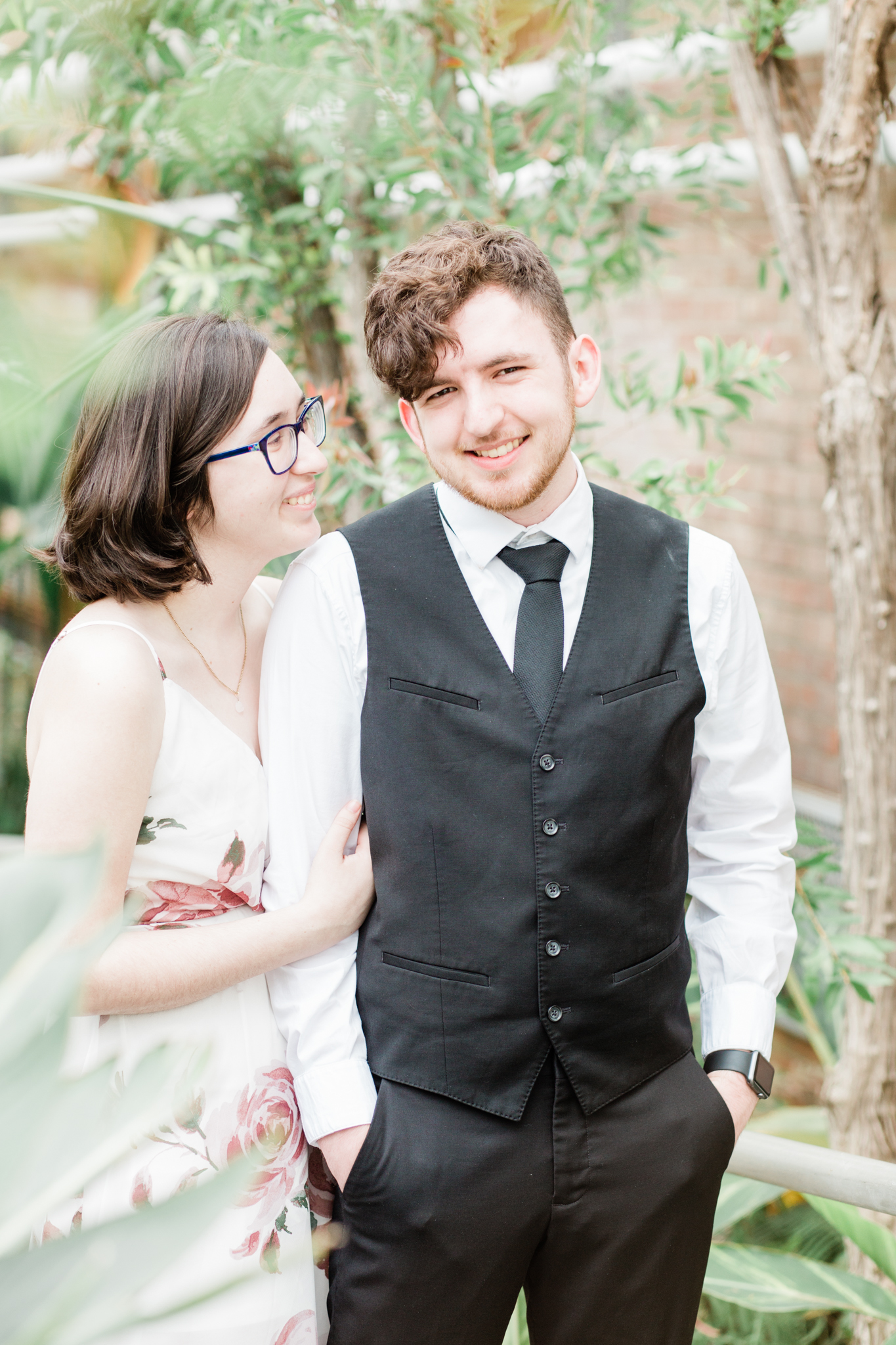 Potawatomi Conservatory Engagement Session South Bend Indiana