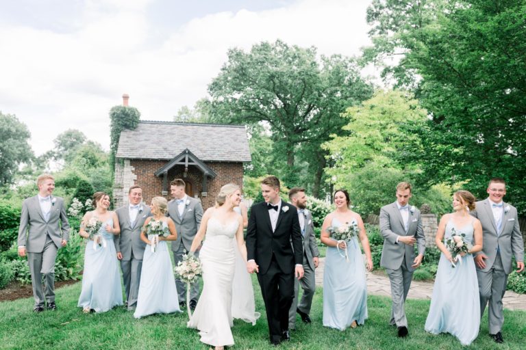 Summer Wedding At Wellfield Botanic Gardens Elkhart, IN