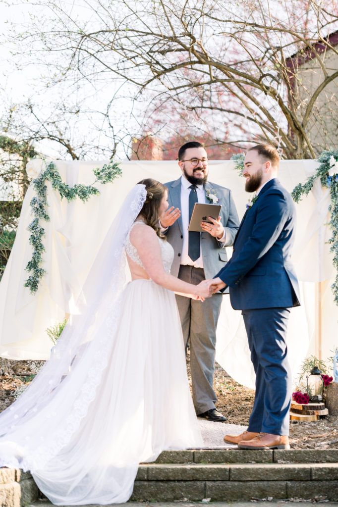 Valerie Michele Photography, small backyard wedding, small wedding, intimate wedding, COVID wedding, backyard wedding, backyard ceremony